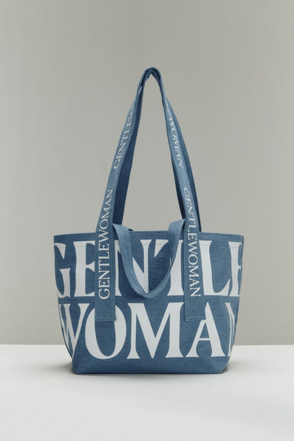 GENTLEWOMEN - HOLLYWOOD TOTE BAG (GREEN/BLUE/BLACK)